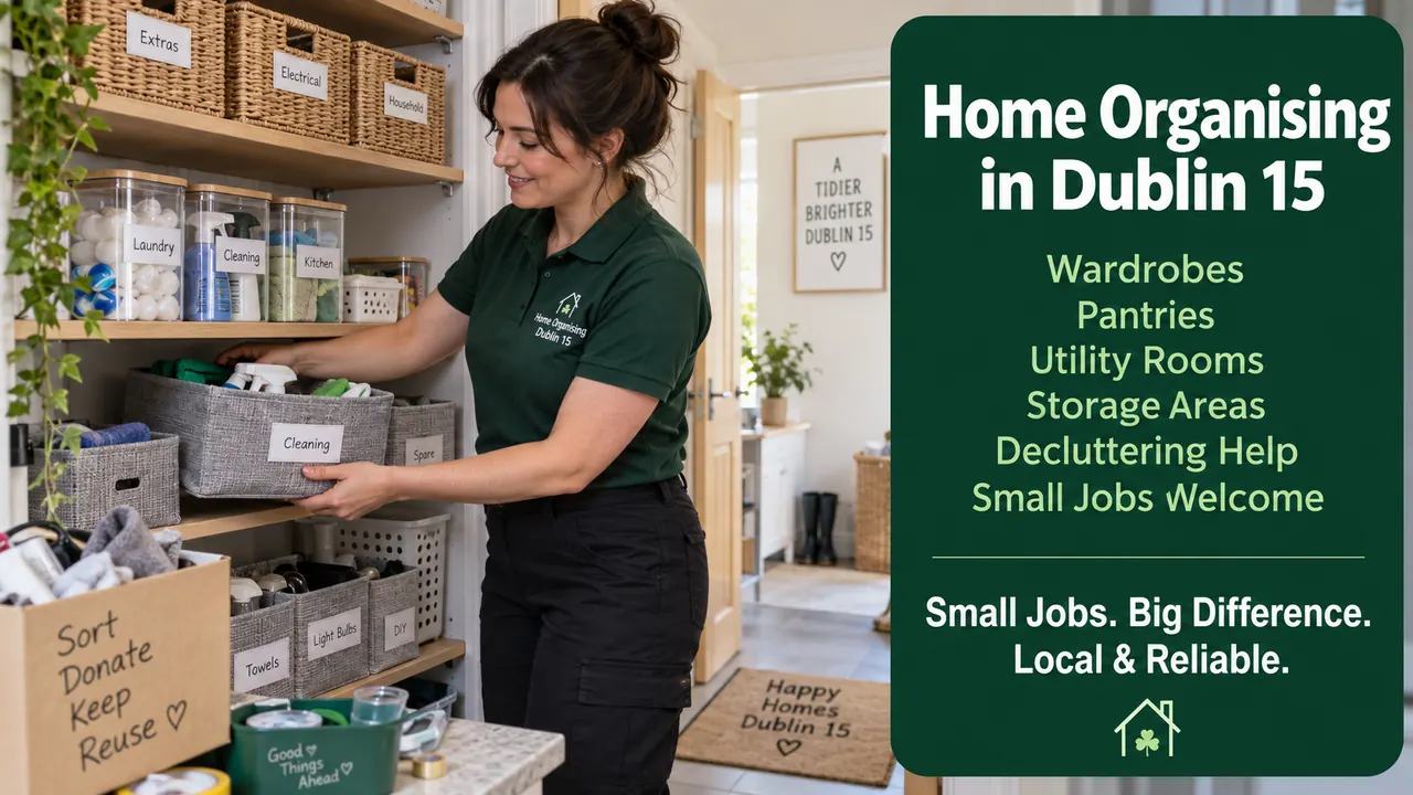 Illustrative image for home organising enquiries in Dublin 15